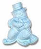 Snowman on Skates, Milky Way mold. #MW1017